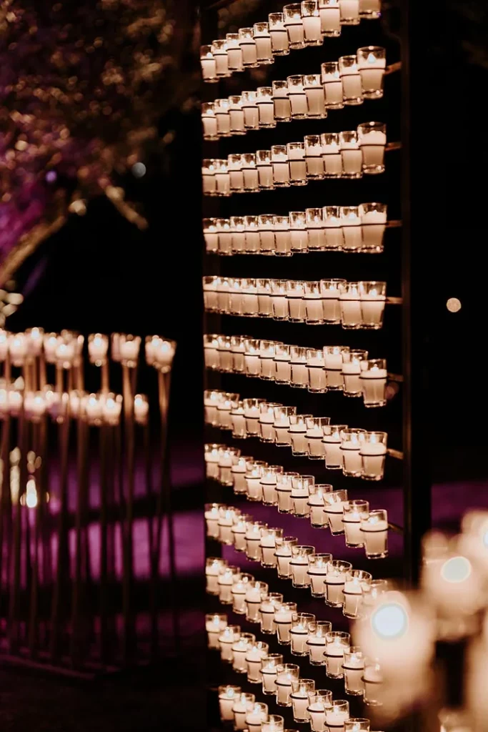 Elaborate candle decor by maev