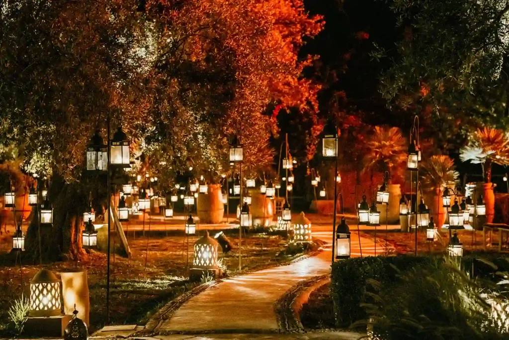 garden decor maev lanterns candles wedding marrakech