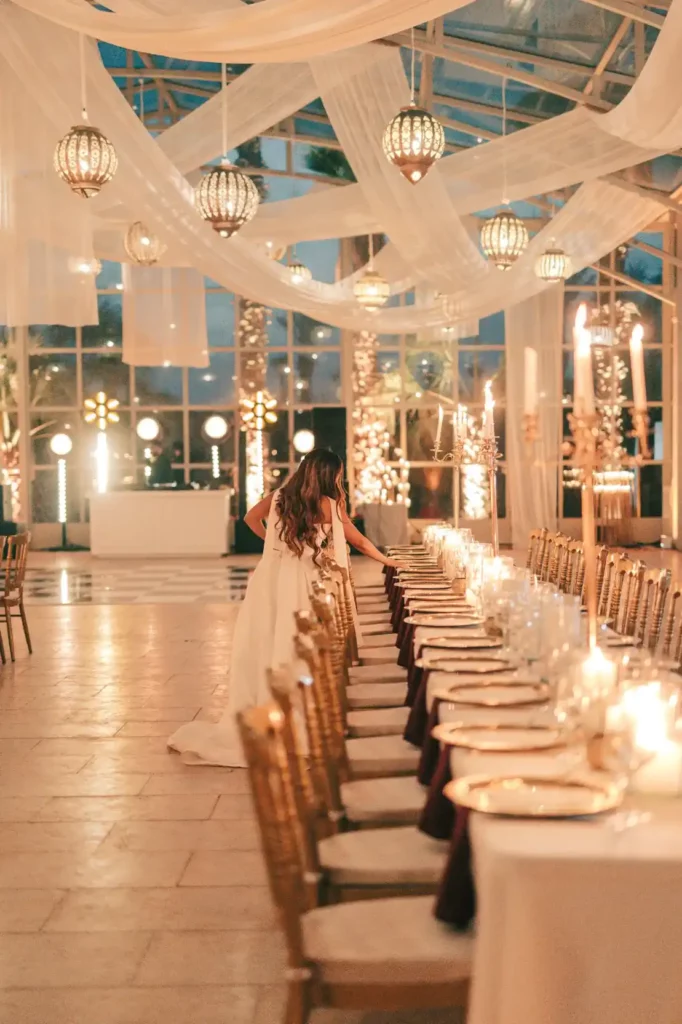 mariage à thème blanc à Marrakech par Maev