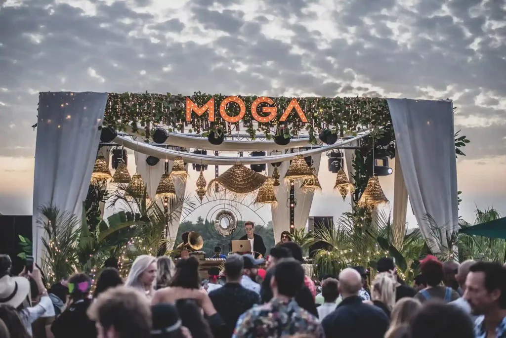 vibrant moga festival decor